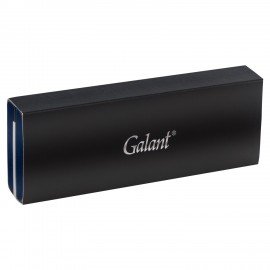 Ручка подарочная шариковая GALANT "Marburg", корпус серебристый с гравировкой, золотистые детали, пишущий узел 0,7 мм, синяя, 141015