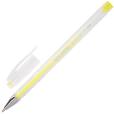 Ручки гелевые BRAUBERG "Jet", НАБОР 10 ЦВЕТОВ, узел 0,7 мм, линия письма 0,5 мм, 141038