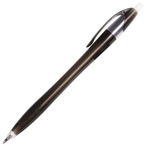 Ручка шариковая автоматическая BRAUBERG "Chance", СИНЯЯ, корпус тонированный ассорти, узел 0,7 мм, линия письма 0,35 мм, 141160