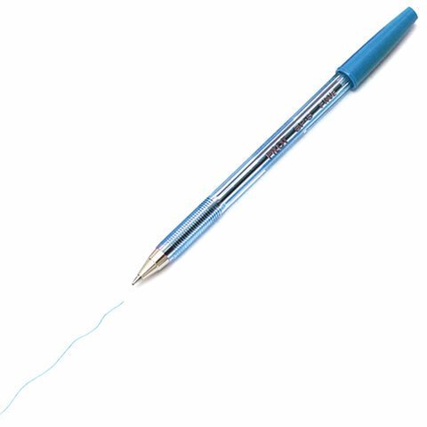 Ручка шариковая масляная PILOT "BP-S", СИНЯЯ, корпус тонированный синий, узел 0,7 мм, линия письма 0,21 мм, BP-S-F