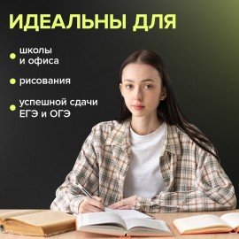 Ручки гелевые "ДЛЯ ЕГЭ" с грипом, ЧЕРНЫЕ, НАБОР 2 штуки, BRAUBERG, узел 0,7 мм, линия письма 0,4 мм, блистер, 142708