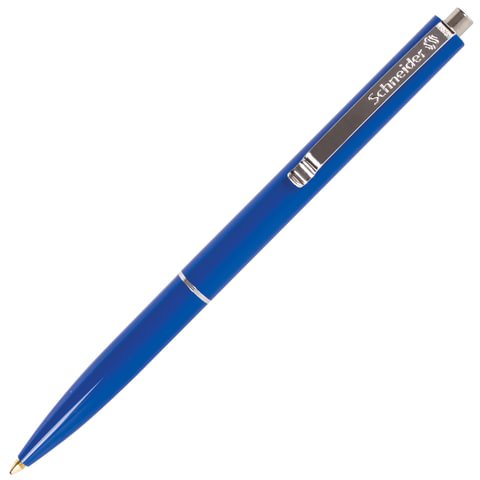 Ручка шариковая автоматическая SCHNEIDER (Германия) "K15", СИНЯЯ, корпус синий, узел 1 мм, линия письма 0,5 мм, 3083