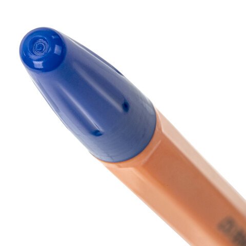 Ручка шариковая с грипом ERICH KRAUSE "R-301 Grip", СИНЯЯ, корпус оранжевый, узел 0,7 мм, линия письма 0,35 мм, 39531