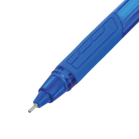 Ручка шариковая масляная BRAUBERG "Extra Glide GT Tone", СИНЯЯ, узел 0,7 мм, линия письма 0,35 мм, 142922