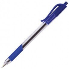 Ручка шариковая масляная автоматическая BRAUBERG "Extra Glide R-Grip", СИНЯЯ, узел 0,7 мм, линия письма 0,35 мм, 142930