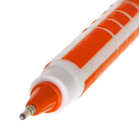 Ручка шариковая масляная ПИФАГОР "Softy", СИНЯЯ, корпус ассорти, узел 0,7 мм, линия письма 0,35 мм, 143020