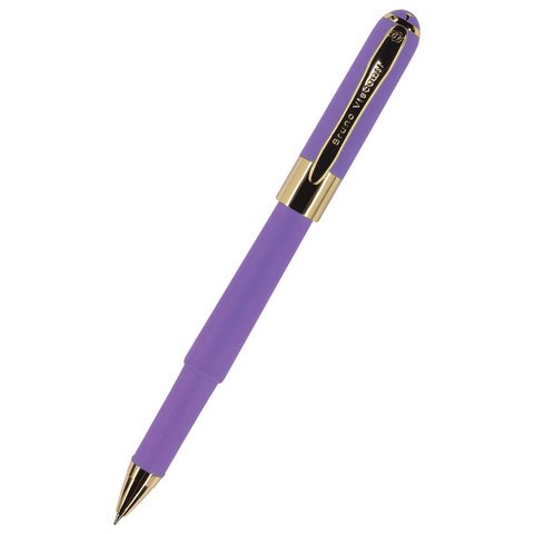 Ручка шариковая BRUNO VISCONTI Monaco, лавандовый корпус, узел 0,5 мм, линия 0,3 мм, синяя, 20-0125/16