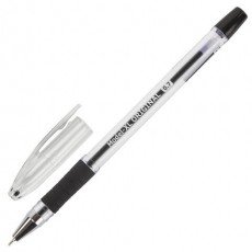 Ручка шариковая масляная с грипом BRAUBERG "Model-XL" ORIGINAL, ЧЕРНАЯ, узел 0,7 мм, линия письма 0,35 мм, 143243