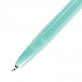 Ручка шариковая автоматическая BRAUBERG "PASTEL", СИНЯЯ, корпус ассорти, 0,7 мм, линия письма 0,35 мм, 143456