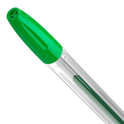 Ручка шариковая BRAUBERG "ULTRA", ЗЕЛЕНАЯ, узел 1 мм, чернила ГЕРМАНИЯ, наконечник ШВЕЙЦАРИЯ, 143561