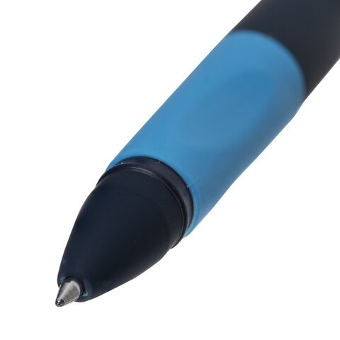 Ручка стираемая гелевая с эргономичным грипом BRAUBERG REPEAT, СИНЯЯ, узел 0,7 мм, линия письма 0,5 мм, 143662