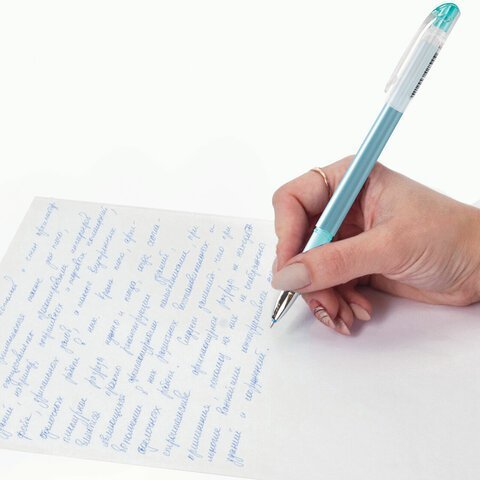 Ручки стираемые гелевые STAFF "College" EGP, НАБОР 2 штуки, СИНИЕ, + 4 сменных стержня, игольчатый узел 0,5 мм, линия письма 0,38 мм, 143668