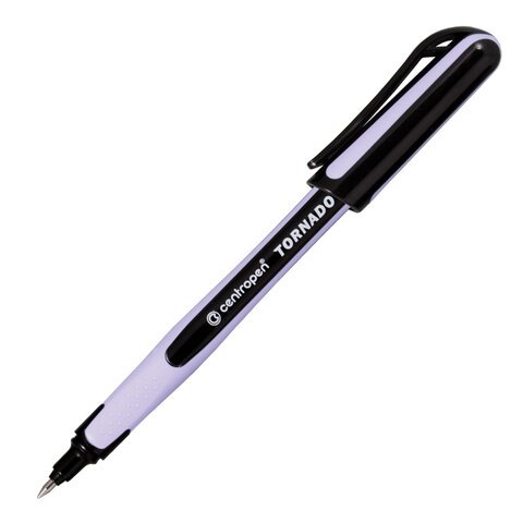 Ручка-роллер СИНЯЯ CENTROPEN "Tornado Cool", корпус ассорти, узел 0,5 мм, линия письма 0,3 мм, 4775, 3 4775 1001