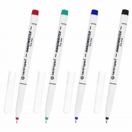 Ручки капиллярные (линеры) 4 ЦВЕТА CENTROPEN "Handwriter", корпус тонкий, линия письма 0,5 мм, 2551/4, 2 2551 0403