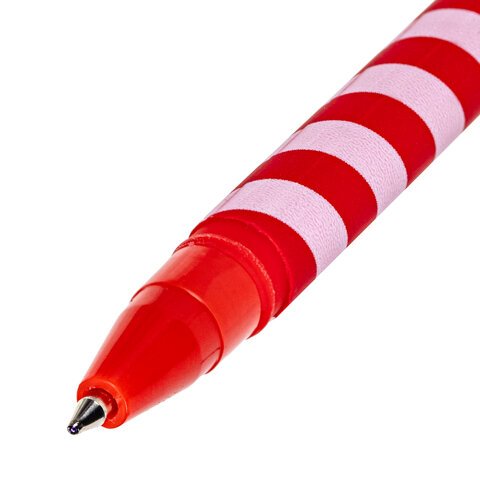 Ручка шариковая BRAUBERG SOFT TOUCH STICK "TWIST", СИНЯЯ, мягкое покрытие, узел 0,7 мм, 143702