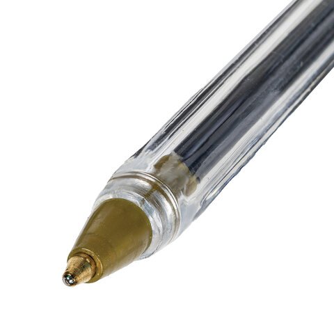 Ручка шариковая STAFF "Basic BP-01", письмо 750 метров, КРАСНАЯ, длина корпуса 14 см, узел 1 мм, 143738