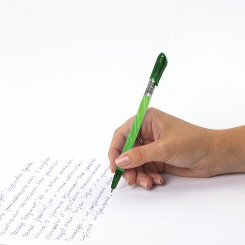 Ручка шариковая STAFF "College BP-12", СИНЯЯ, корпус ассорти, узел 0,7 мм, линия письма 0,35 мм, 143745