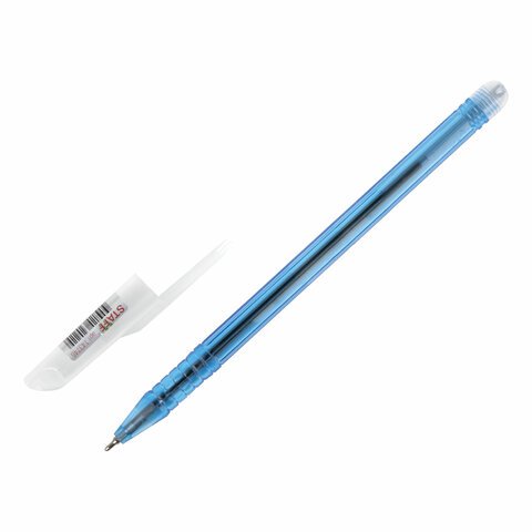 Ручка шариковая масляная STAFF "College OBP-13", СИНЯЯ, узел 0,5 мм, линия письма 0,35 мм, 143746