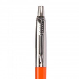 Ручка шариковая PARKER "Jotter Orig Orange", корпус оранжевый, детали хром, блистер, синяя, 2076054