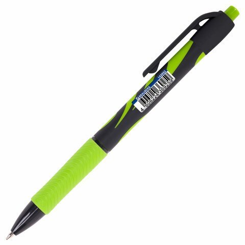 Ручка шариковая автоматическая BRAUBERG ULTRA-RT NEON, СИНЯЯ, 0,7 мм, линия 0,35 мм, 143932