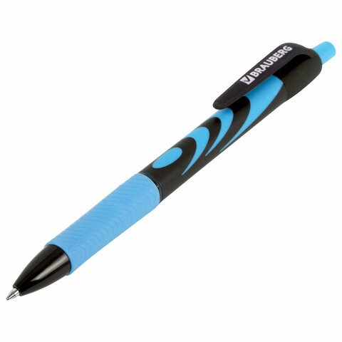 Ручка шариковая автоматическая BRAUBERG ULTRA-RT, СИНЯЯ, 0,7 мм, линия 0,35 мм, 143935