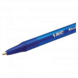 Ручки шариковые автоматические BIC "Round Stic Clic", НАБОР 3 шт., СИНИЕ, линия письма 0,32 мм, блистер, 926374
