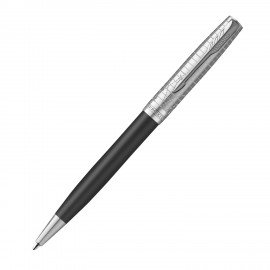 Ручка шариковая PARKER Sonnet Legacy of Flight, корп. серебристый, черная, 2227802