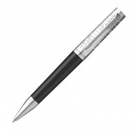 Ручка шариковая PARKER Ingenuity Legacy of Flight корп. серебристый, черная, 2227810