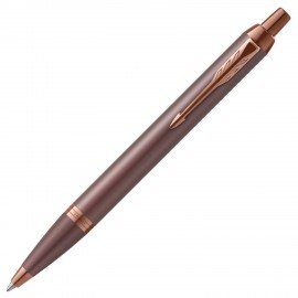 Ручка шариковая PARKER IM Monochrome Burgundy PVD, корпус бордо, синяя, 2190514