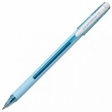 Ручка шариковая масляная с грипом UNI "JetStream", СИНЯЯ, корпус бирюзовый, линия 0,35 мм, ш/к 03743