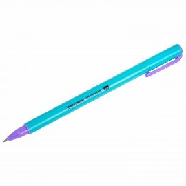 Ручка гелевая BRAUBERG "COLOR NEON", ЧЕРНАЯ, корпус ассорти, узел 0,5 мм, линия 0,35 мм, 144120