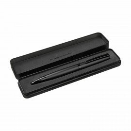 Ручка подарочная шариковая BRUNO VISCONTI "Sorrento", черный корпус, 1 мм, футляр, синяя, 20-0247/01