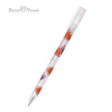 Ручка гелевая BRUNO VISCONTI "UniWrite", СИНЯЯ, "Fresh&fruity. Инжир", линия 0,4 мм, 20-0305/02