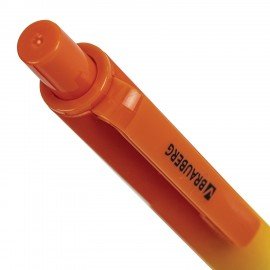 Ручка шариковая автоматическая BRAUBERG "Grade", корпус soft-touch, СИНЯЯ, пишущий узел 0,7 мм, линия письма 0,35 мм, 144205