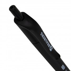 Ручка шариковая масляная автоматическая BRAUBERG "Extra Glide RT SOFT BLK", СИНЯЯ, игольчатый наконечник 0,7 мм, линия 0,5 мм, 144261