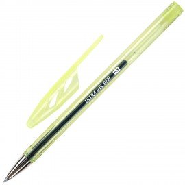 Ручка гелевая BRAUBERG "ULTRA GEL PASTEL", СИНЯЯ, стандартный наконечник 0,5 мм, линия письма 0,35 мм, 144272