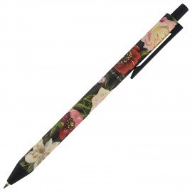 Ручка шариковая автоматическая BRUNO VISCONTI "ArtClick", СИНЯЯ, Flora.Black, ассорти, 0,5 мм, 20-0374/01
