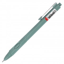 Ручка шариковая автоматическая с грипом BRAUBERG "COMFORT GRIP", СИНЯЯ, игольчатый наконечник 0,7 мм, линия письма 0,35 мм, 144323