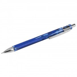 Ручка шариковая автоматическая с грипом BRAUBERG "STYLE RT", СИНЯЯ, игольчатый наконечник 0,7 мм, линия письма 0,35 мм, 144324
