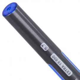 Ручка шариковая BRAUBERG "EXTRA 10000", УВЕЛИЧЕННАЯ ДЛИНА ПИСЬМА 10000 МЕТРОВ, СИНЯЯ, узел 0,7 мм, линия письма 0,35 мм, 144329