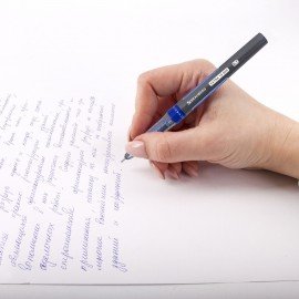 Ручка шариковая BRAUBERG "EXTRA 10000", УВЕЛИЧЕННАЯ ДЛИНА ПИСЬМА 10000 МЕТРОВ, СИНЯЯ, узел 0,7 мм, линия письма 0,35 мм, 144329