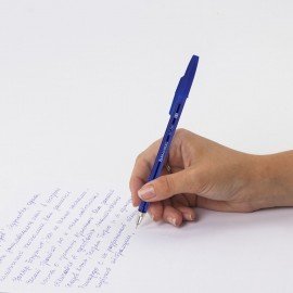 Ручка шариковая BRAUBERG "927 PRO" "WRITING 3.0", СИНЯЯ, пишущий узел 0,5 мм, линия письма 0,25 мм, 144337