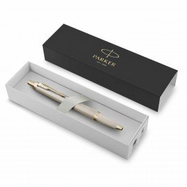 Ручка шариковая PARKER IM Professionals Monochrome Champagne, корпус шампань, сталь,, 2172956