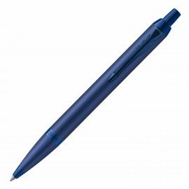 Ручка шариковая PARKER IM Professionals Monochrome Blue, корпус синий металлик, сталь, 2172966