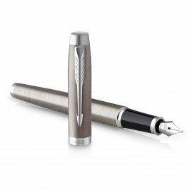 Набор PARKER IM Stainless Steel CT: шариковая ручка синяя и перьевая ручка 2183058
