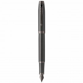 Ручка перьевая PARKER IM Professionals Monochrome Titanium, темно-серый лак, сталь, с, 2172959