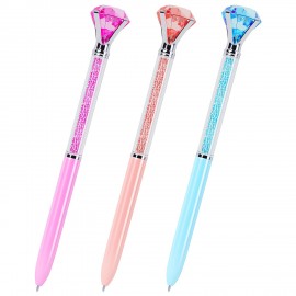 Ручка поворотная с топпером шариковая FUNSTER "SHINE BRIGHT", СИНЯЯ, ассорти, пишущий узел 0,7 мм, линия письма 0,35 мм, 144377