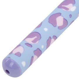 Ручка шариковая с принтом FUNSTER STICK "CUTE ANIMALS", СИНЯЯ, SOFT TOUCH покрытие, узел 0,7 мм, линия письма 0,35 мм, 144387