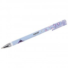 Ручка шариковая с принтом FUNSTER STICK "CUTE ANIMALS", СИНЯЯ, SOFT TOUCH покрытие, узел 0,7 мм, линия письма 0,35 мм, 144387