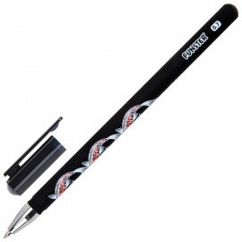 Ручка шариковая с принтом FUNSTER STICK "FISH KOI", СИНЯЯ, SOFT TOUCH покрытие, узел 0,7 мм, линия письма 0,35 мм, 144388